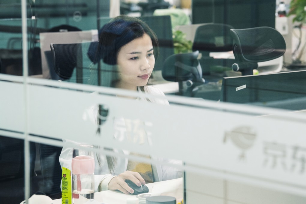 A doctor at JD Health, which is looking to raise between US$2 billion and US$3 billion. Photo: JD.com via AP Images