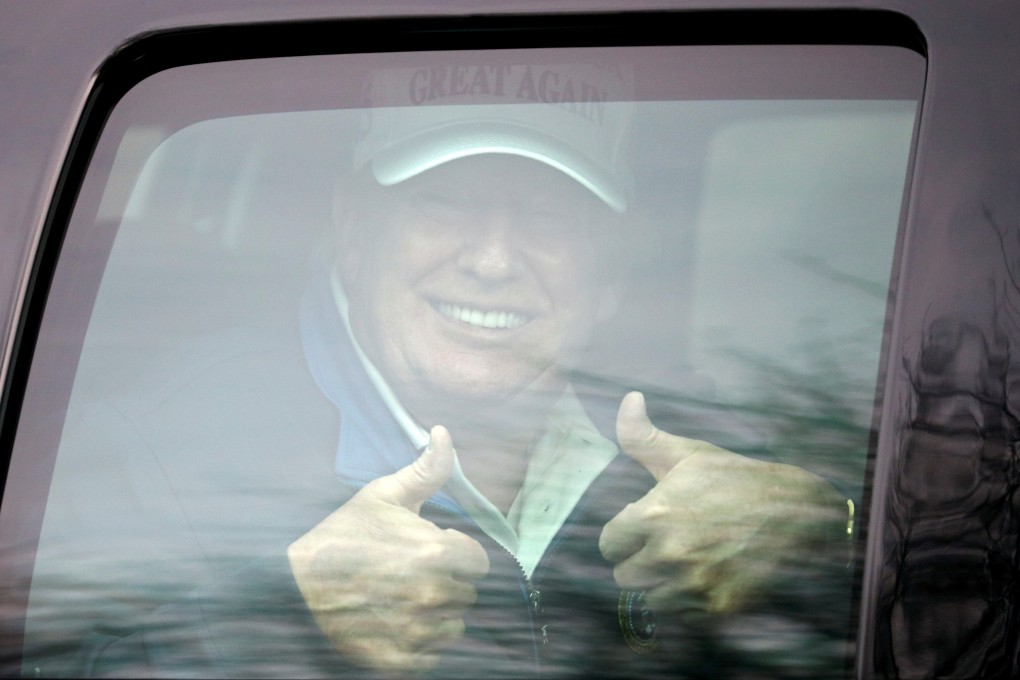US President Donald Trump has largely halted his public work duties. Photo: Reuters