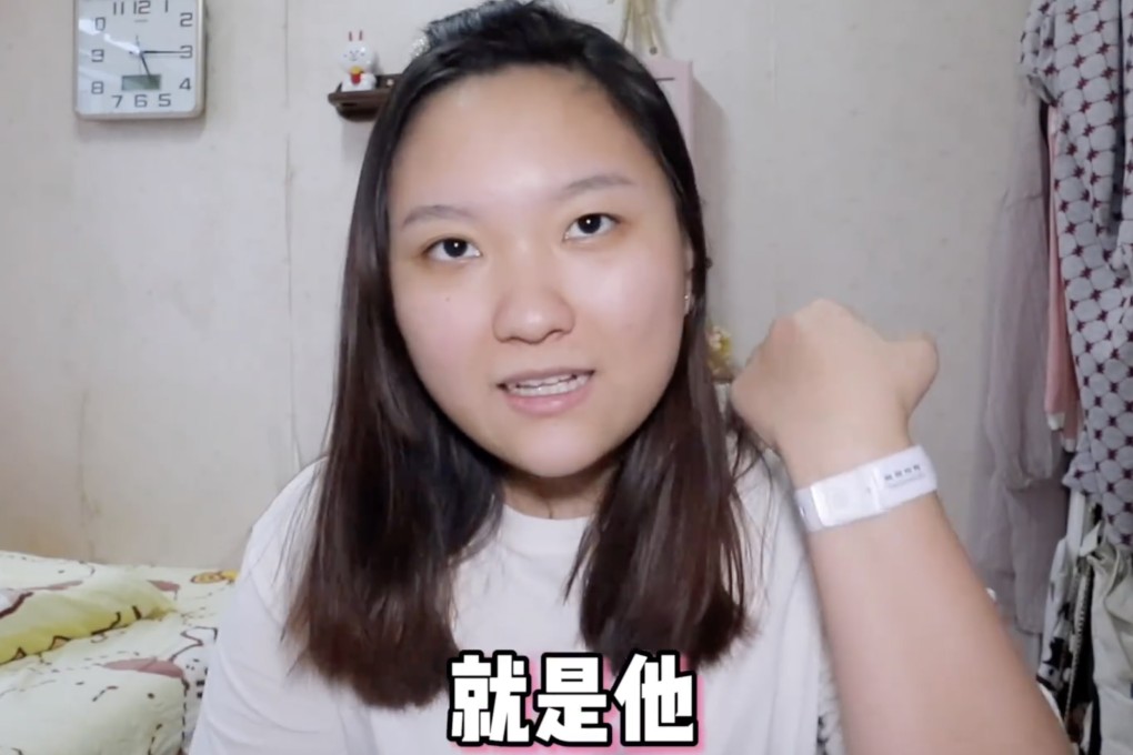 The vlogger, known as “Hong Kong’s Little Miss Tsang”, has more than 5,000 followers. Photo: Weibo