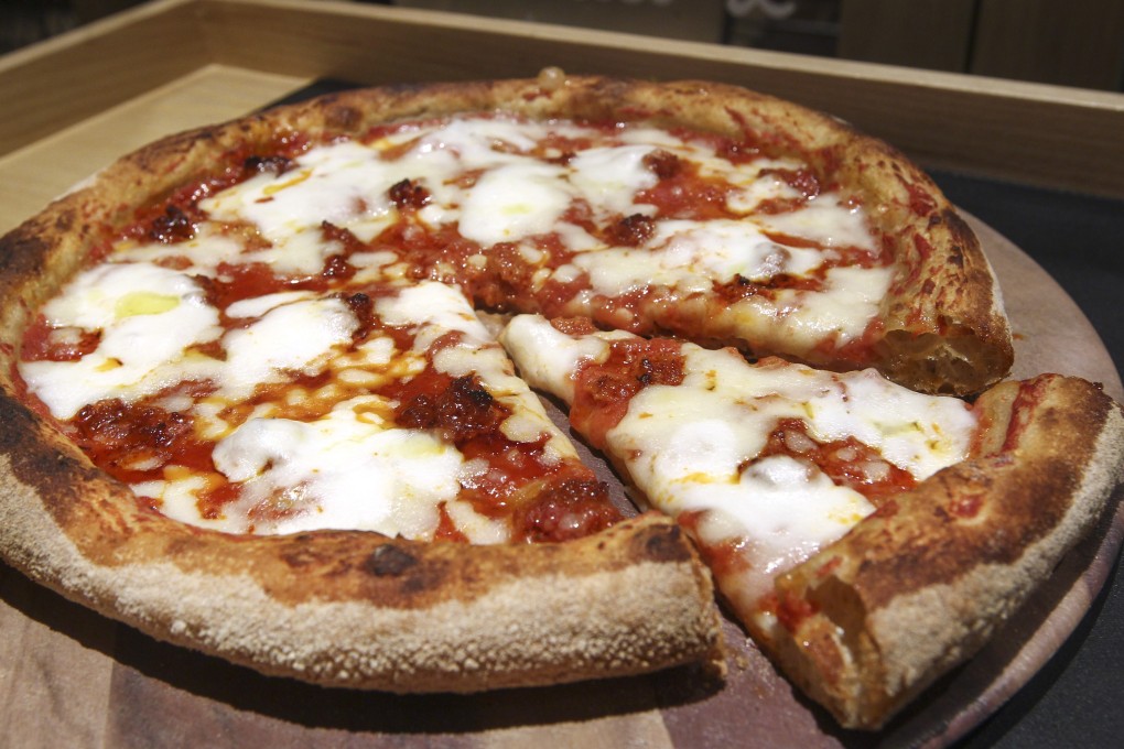 Pizza picante from Ciak in the Kitchen at the Landmark in Central, Hong Kong. Italian chef Omar Agostini enjoys Ciak’s comforting pizzas and says the service is very good. Photo: Jonathan Wong