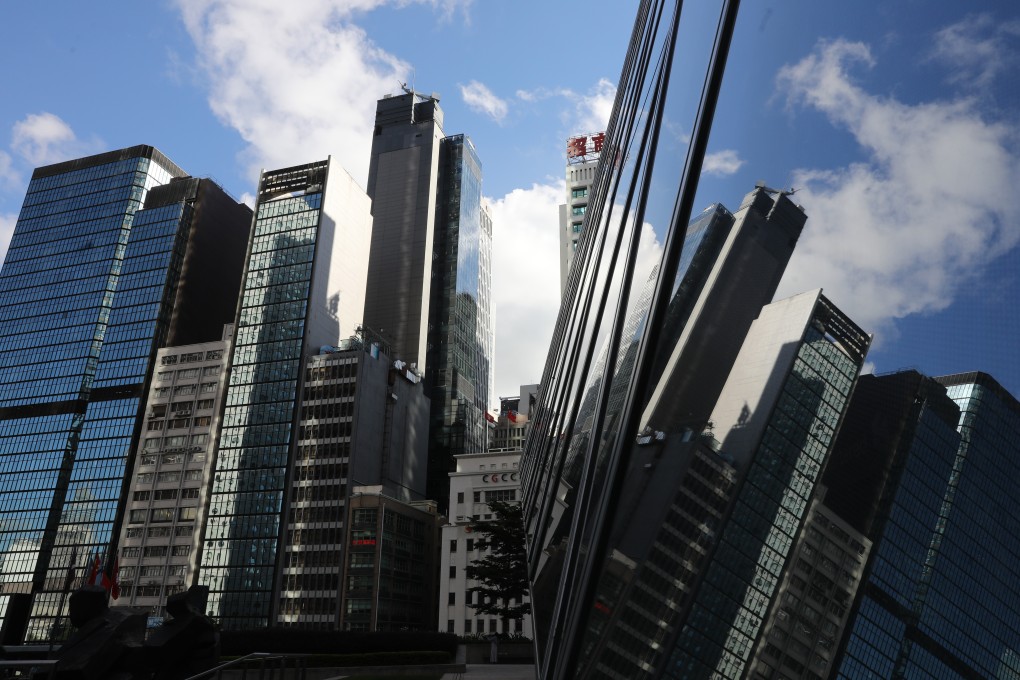 Office buildings in the financial district of Central, Hong Kong. Photo: Dickson Lee