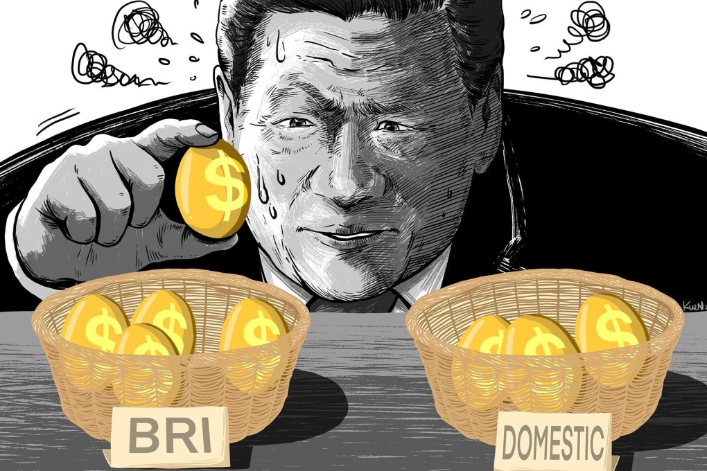 China’s Belt and Road Initiative was first introduced by President Xi Jinping during his 2013 visit to Kazakhstan when it was initially called One Belt, One Road. Illustration: Lau Ka-kuen