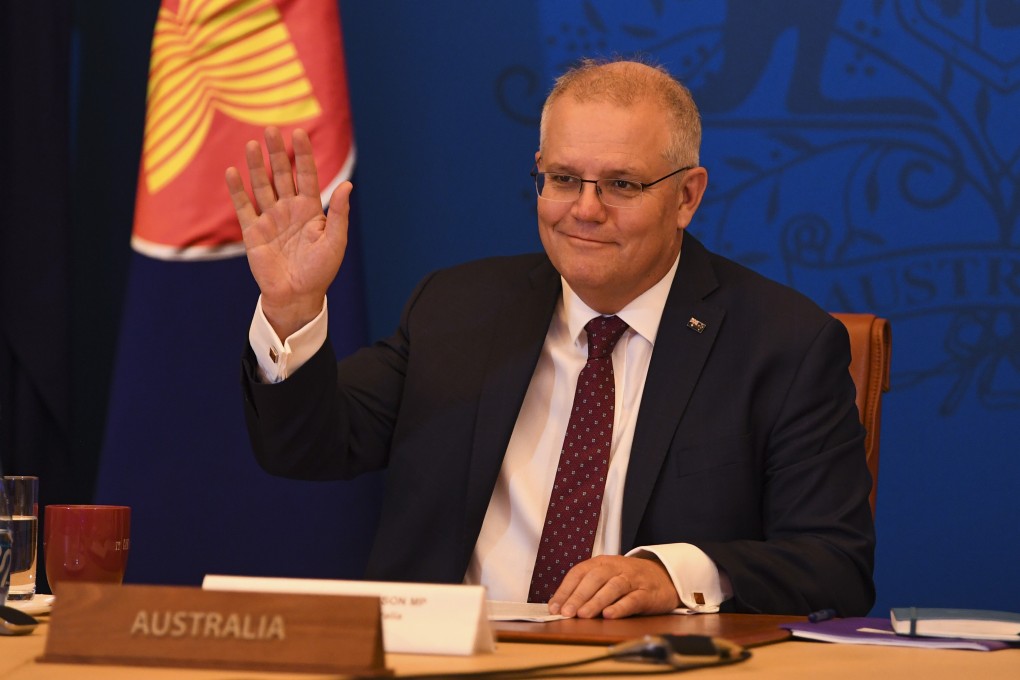 Australian Prime Minister Scott Morrison previously maintained Australia would stand firm against China and not trade away its “values” against perceived economic coercion since the conflict between the two countries started in April. Photo: DPA