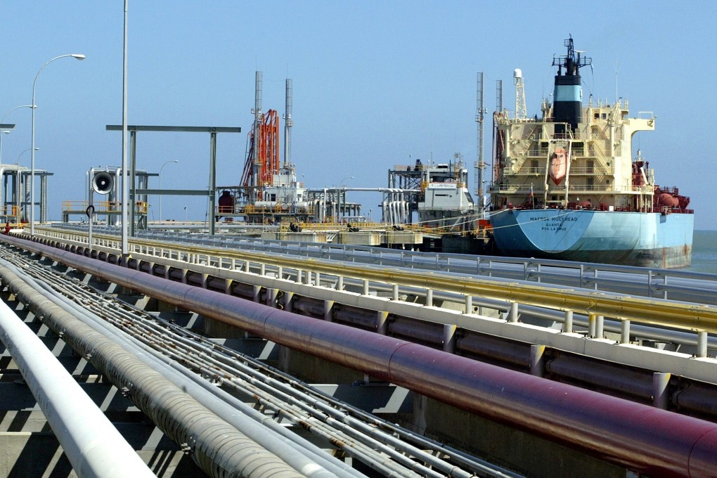 An oil tanker is seen at a refinery cargo terminal in Venezuela in an undated file picture. Photo: Reuters