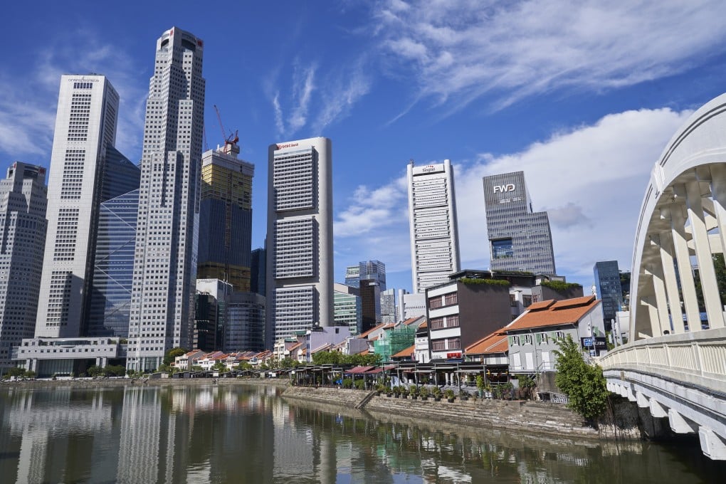 The central business district of Singapore. Photo: Bloomberg