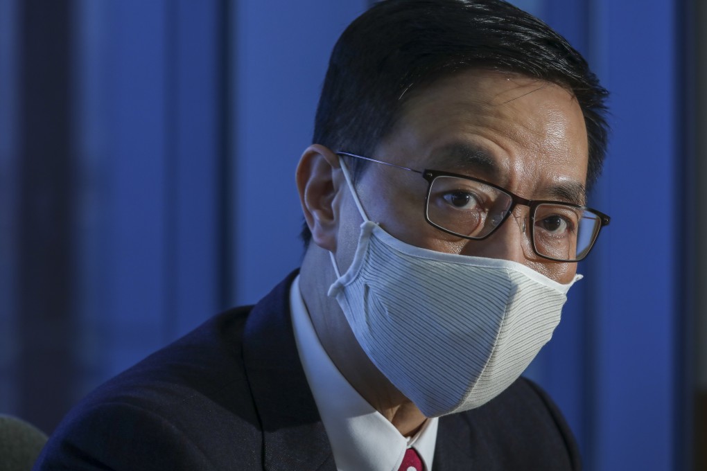 Secretary for Education Kevin Yeung sits for an interview with the Post on Tuesday. Photo: Nora Tam