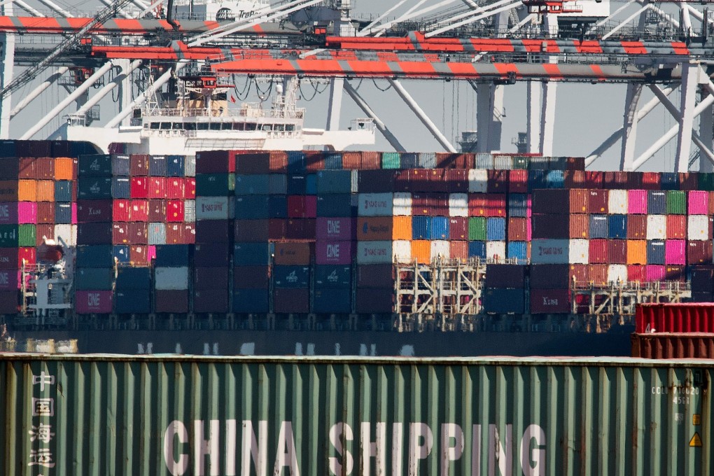 Shipping containers from China and other Asian countries at the Port of Los Angeles in September 2019. Photo: AFP