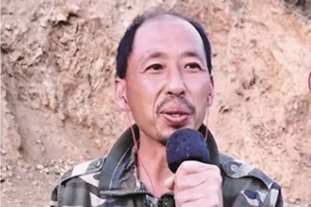 Yu Xinwei, a farmer from Hebei province, has won hearts in China for his recital of a famous poem. Image: Douyin