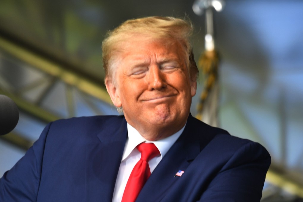 US President Donald Trump delivers the commencement address at West Point, New York, in June. Photo: AFP