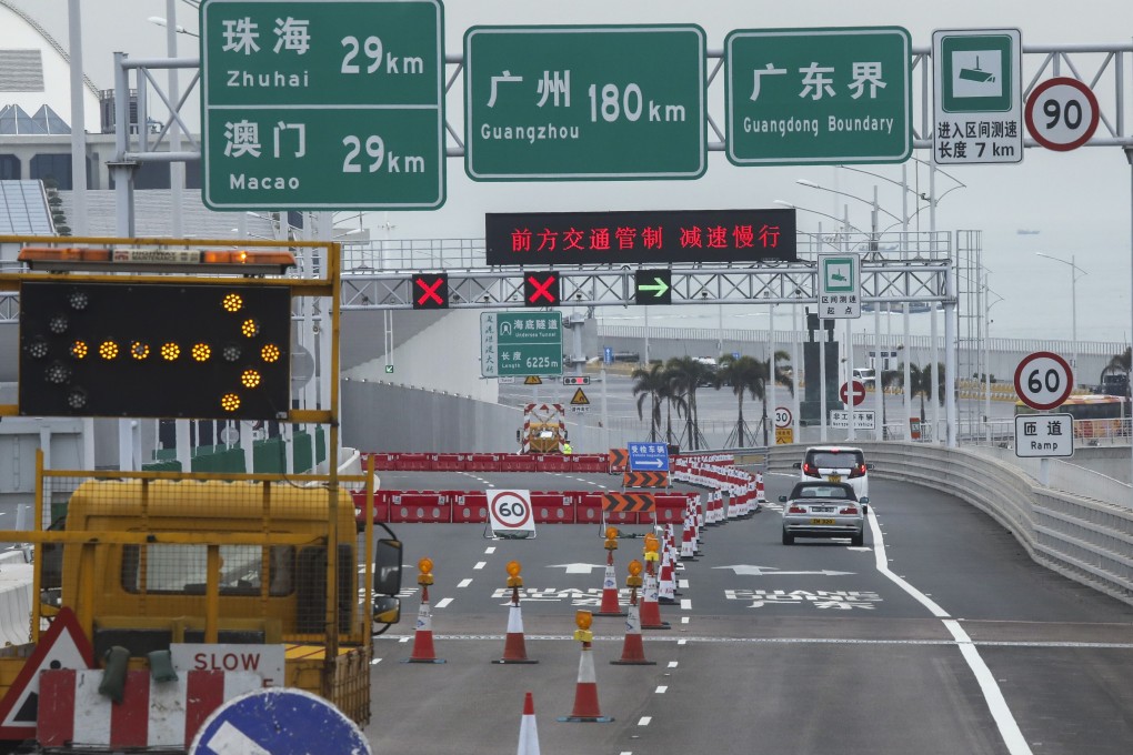 The Hong Kong-Zhuhai-Macau Bridge is the world’s longest sea link. Photo: Dickson Lee