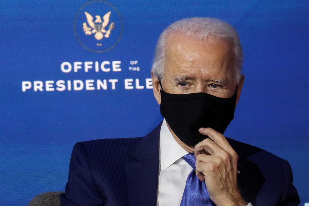 The incoming administration of US president-elect Joe Biden will not mean an end to tensions with China, according to a foreign relations expert in Beijing. Photo: Reuters