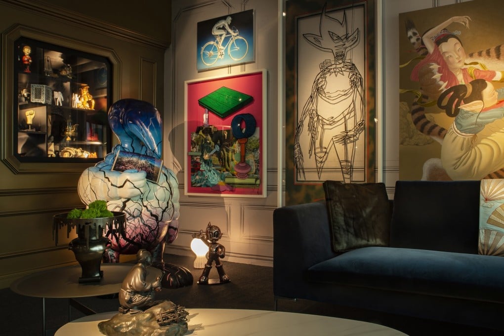 The Drawing Room in Hong Kong designer Alan Chan’s ‘apartment-style private museum’ in Quarry Bay. Photography: Alvin Chan
