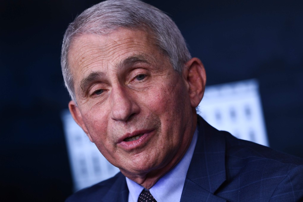 Director of the National Institute of Allergy and Infectious Diseases Anthony Fauci speaks during a White House Coronavirus Task Force press briefing in November. Photo: AFP