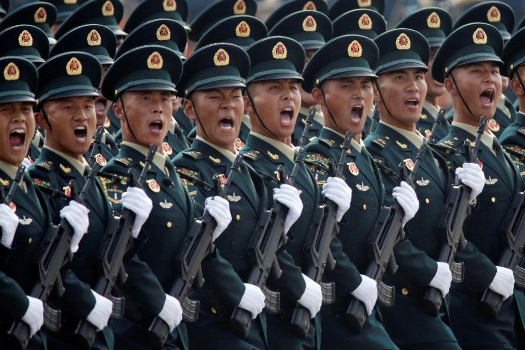 China has the world’s largest army, with more than 2 million active personnel. Photo: Reuters