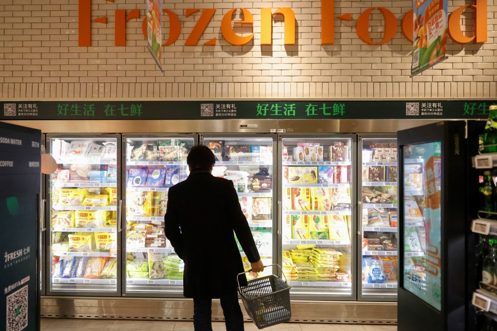 Coronavirus testing and disinfecting procedures in China have slowed down distribution of frozen food imports and dampened consumer interest. Photo: Reuters