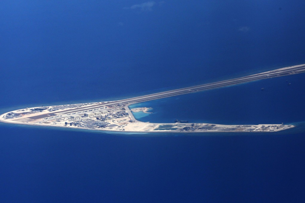 China built seven permanent islands in the South China Sea between 2013 and 2017. Photo: AP