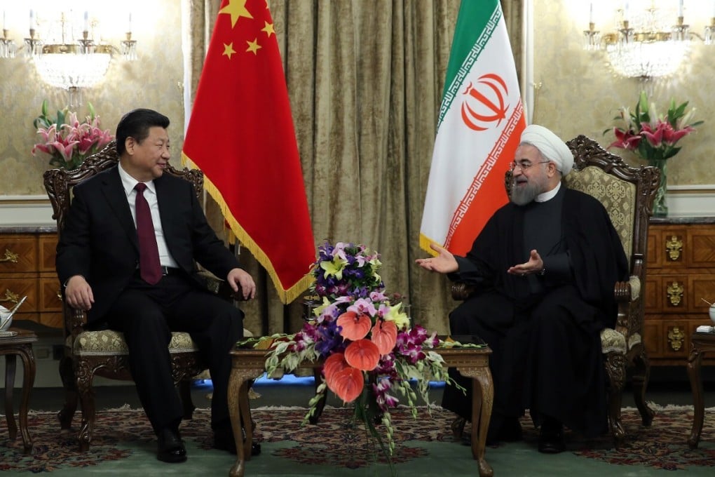 Chinese President Xi Jinping meets Iranian President Hassan Rowhani in Tehran on January 23, 2016. Photo: AFP /Iranian Presidency