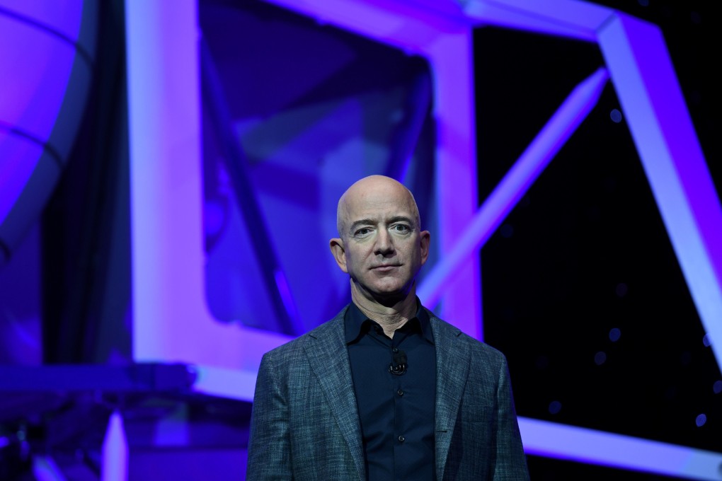 Amazon’s Jeff Bezos said Blue Origin will take the first woman to the surface of the Moon. Photo: Reuters