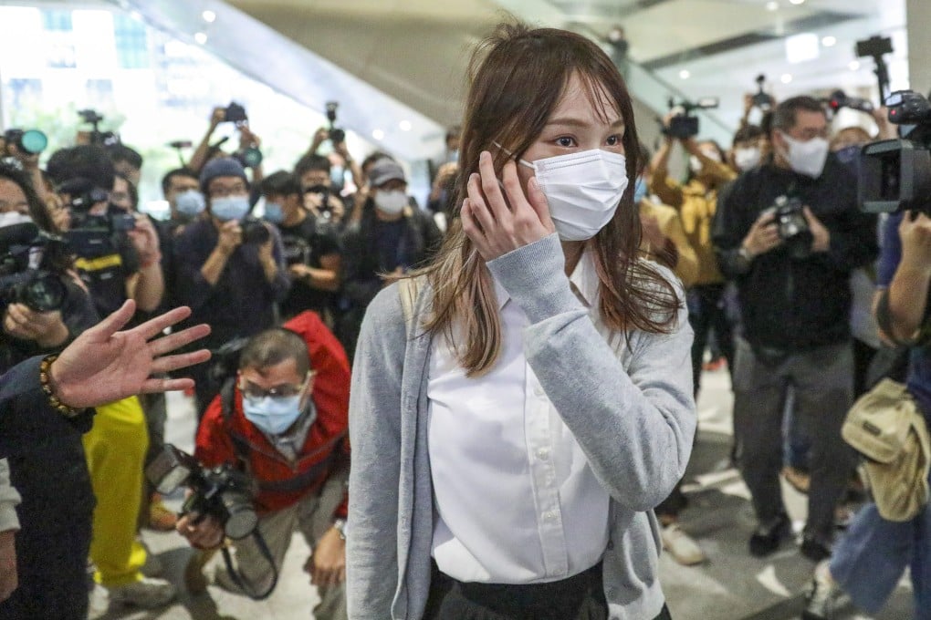 Agnes Chow was jailed earlier this month in relation to a 15-hour siege of police headquarters during last year’s social unrest. Photo: Winson Wong