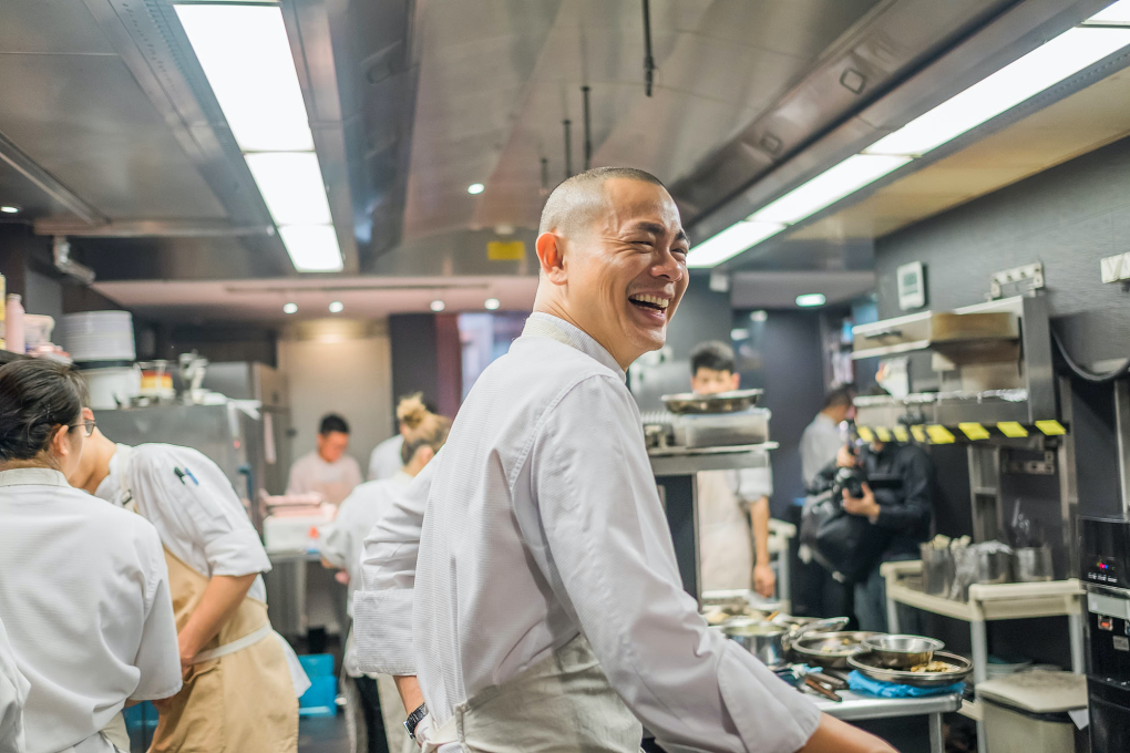 André Chiang in a still from the documentary André & His Olive Tree. Josiah Ng’s film doesn’t delve behind the carefully arranged story the chef wants to present about his decision to close the two-Michelin-star Restaurant André in Singapore in 2018. Photo: Netflix