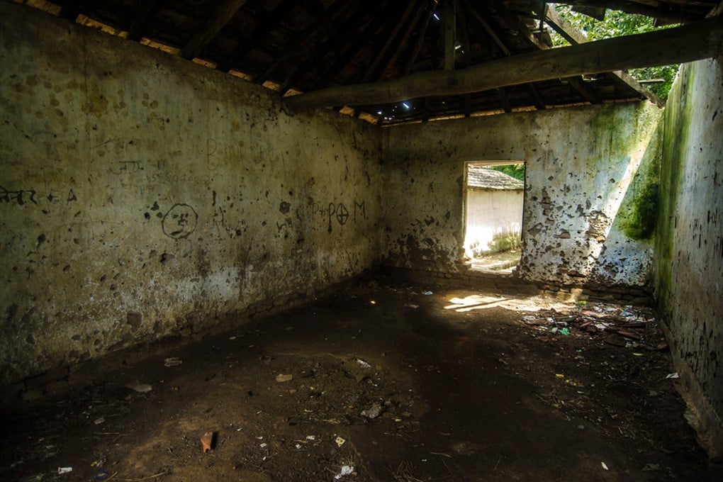 An abandoned room in Kanjia village of eastern Jharkhand state, India, where five women accused of witchcraft were murdered. Photo: AFP
