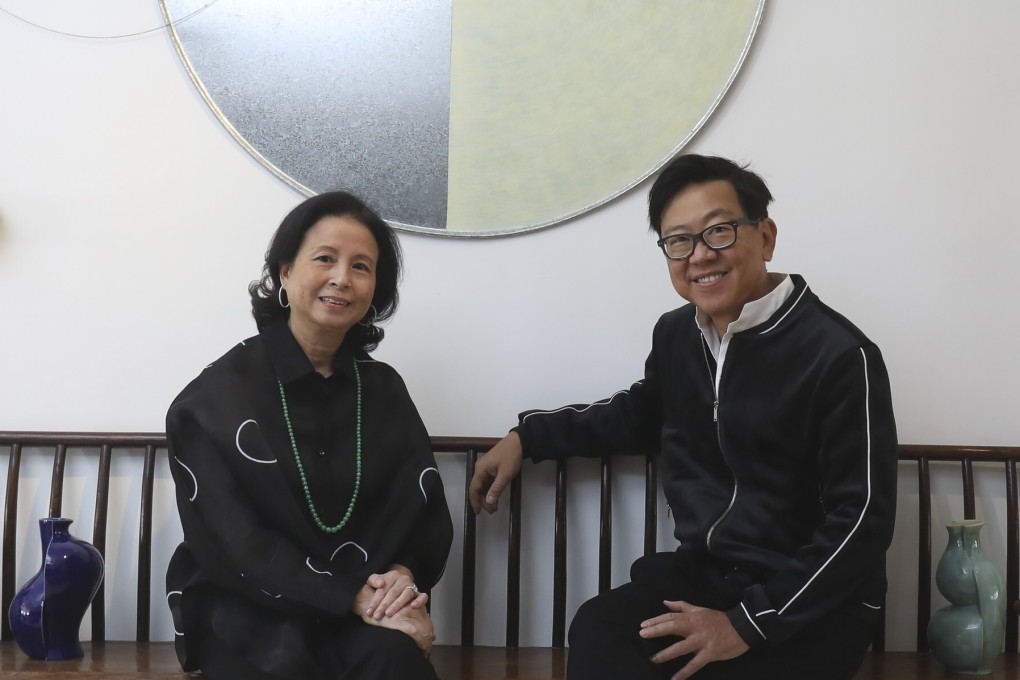 William and Lavina Lim in their Wong Chuk Hang studio in Hong Kong. The art collectors have made a significant donation of contemporary art to M+. Photo: K.Y. Cheng