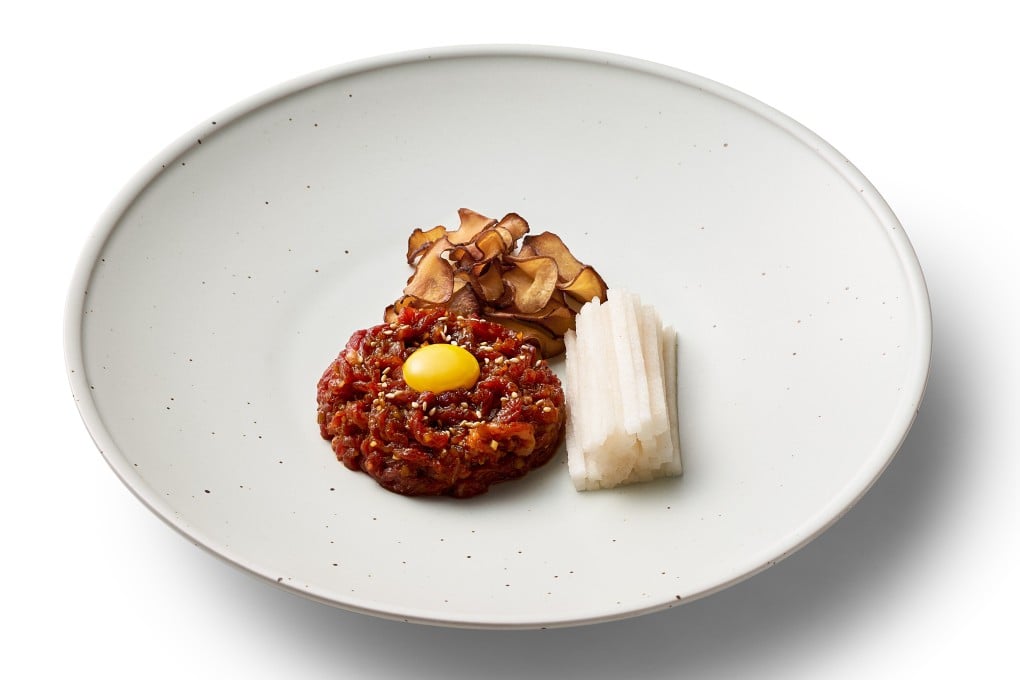 Hansik Goo’s yukhoe, Korean-style beef tartare. Photo: handout