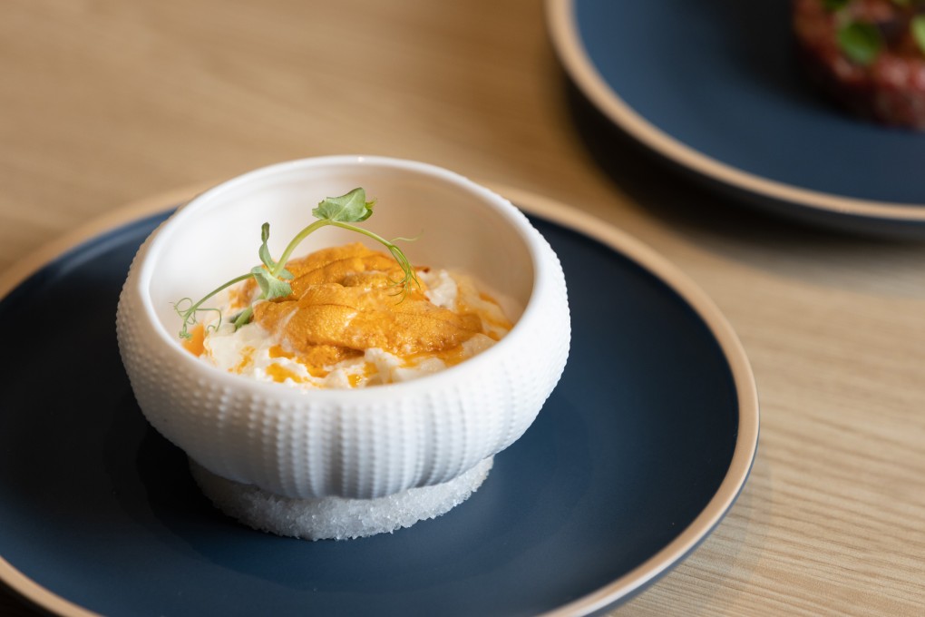 Bistro Les Papilles’ crab and sea urchin with celeriac foam. Photo: handout