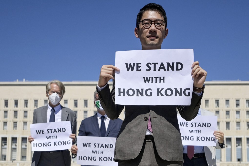 Nathan Law is one of Hong Kong's democracy activists, now in exile and one of six wanted abroad for alleged violation of the new National Security Law imposed by the Beijing regime, on the population of Hong Kong. EPA-EFE