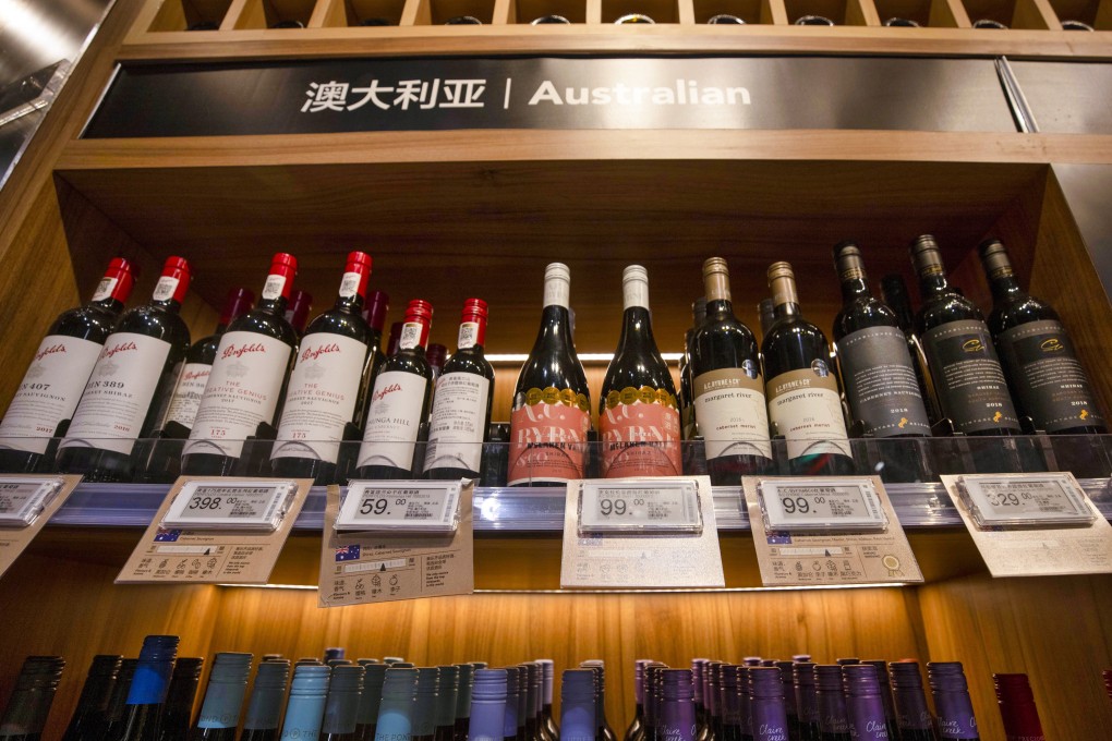 China has launched an anti-dumping investigation into Australian wine imports. Photo: EPA-EFE