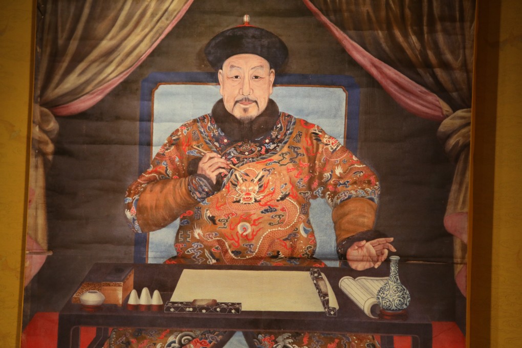 A painting of Jiaqing Emperor, the sixth emperor of the Manchu-led Qing dynasty. Photo: SCMP/ Simon Song