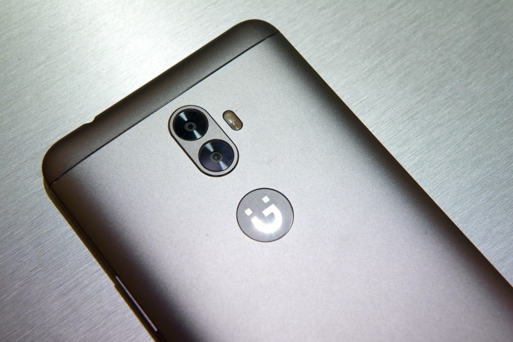 A Gionee handset. Photo: Xinhua