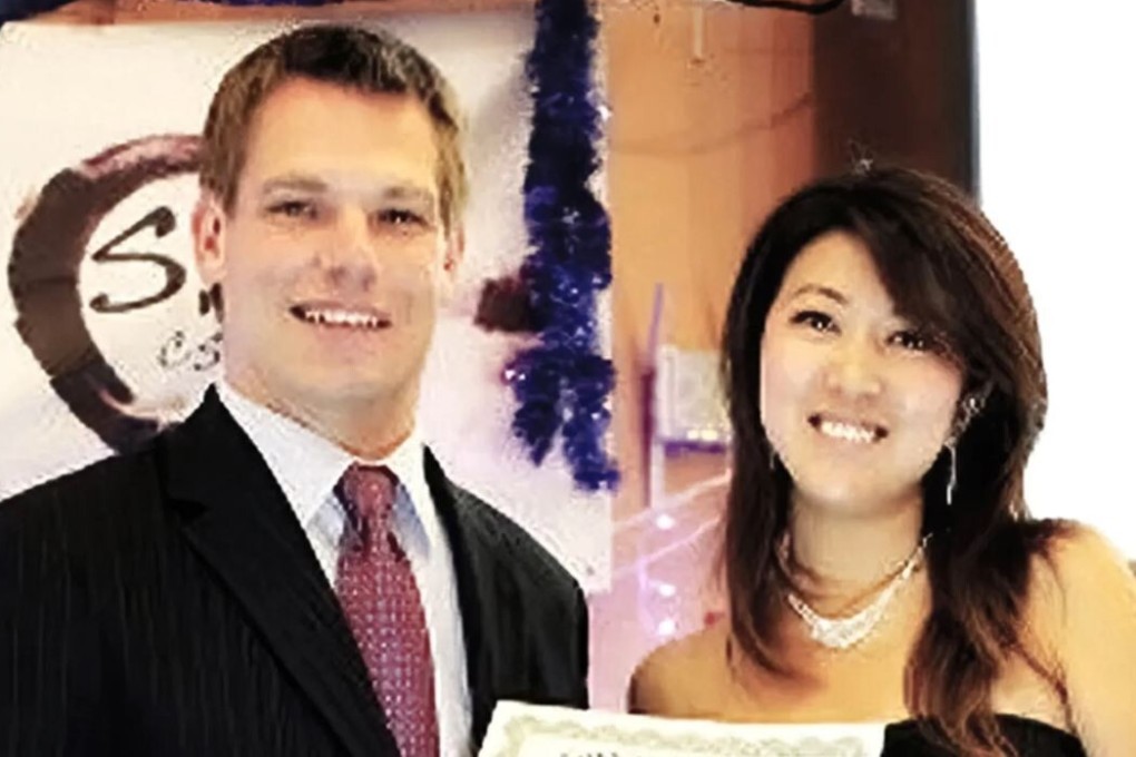 Eric Swalwell and the woman known as Christine Fang in 2012. Swalwell has been a member of the US House of Representatives since 2013. Photo: Facebook