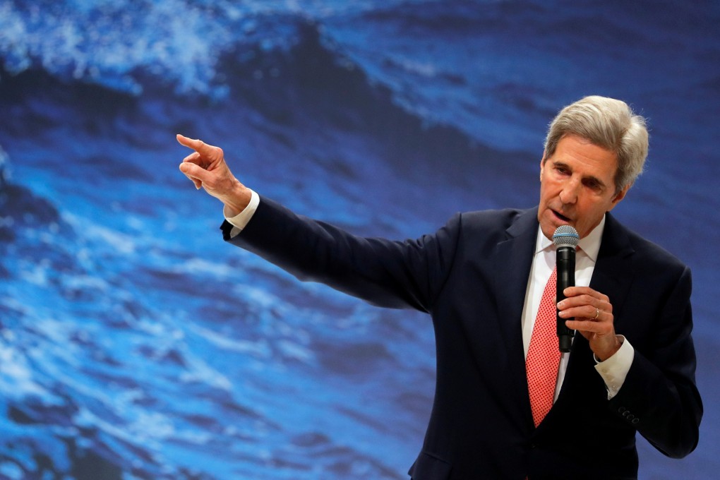 John Kerry speaks at an event during the UN Climate Change Conference in Madrid, Spain last year. Photo: Reuters