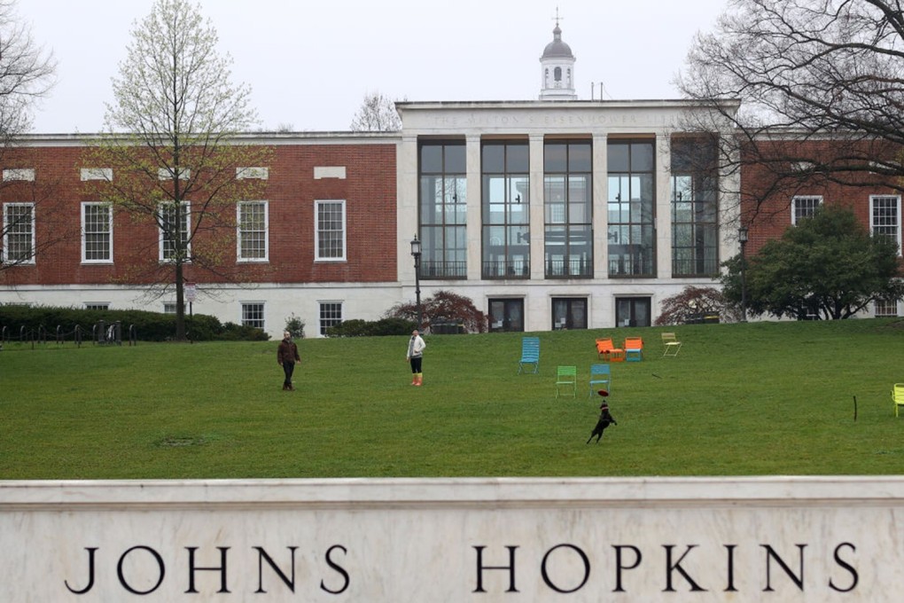 The Johns Hopkins University campus in Baltimore, Maryland. Photo: Getty Images