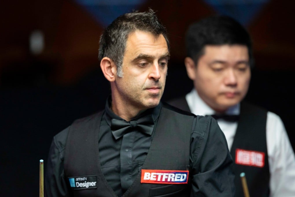 Ronnie O'Sullivan beating Ding Junhui in the last-16 of the World Snooker Championship in Sheffield in 2019. Photo: Twitter/@WeAreWST