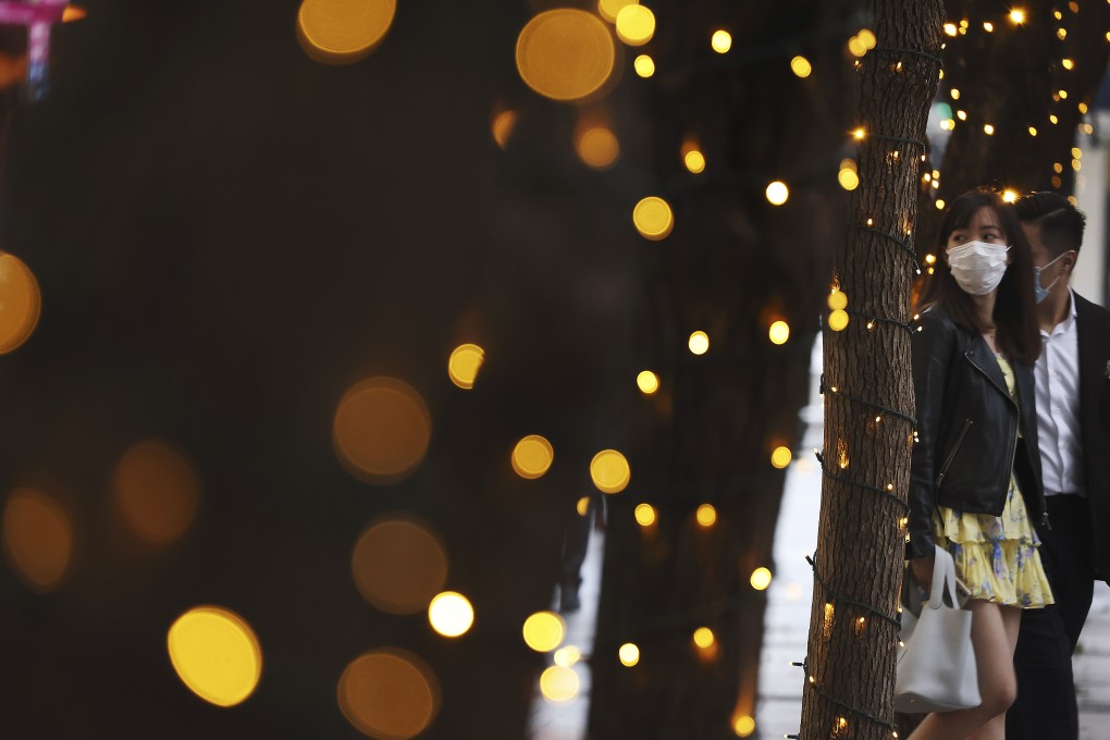 Christmas decorations in Central, Hong Kong, in November. Photo: SCMP / Nora Tam