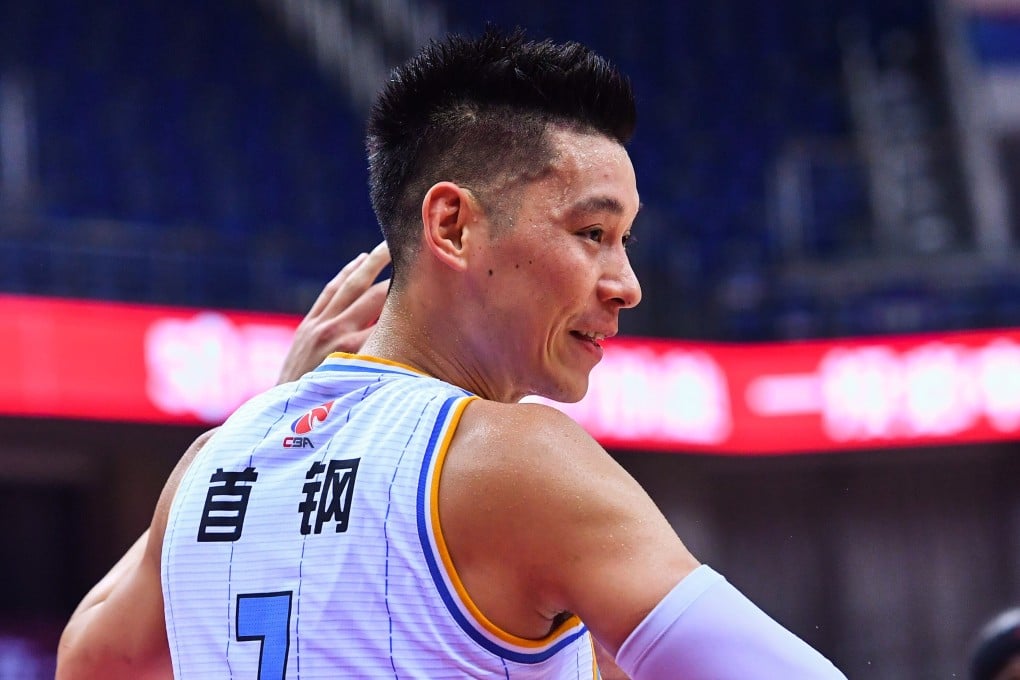 Jeremy Lin in action for the Beijing Ducks during the CBA play-offs quarter-final against the Fujian Sturgeons. Photo: Xinhua
