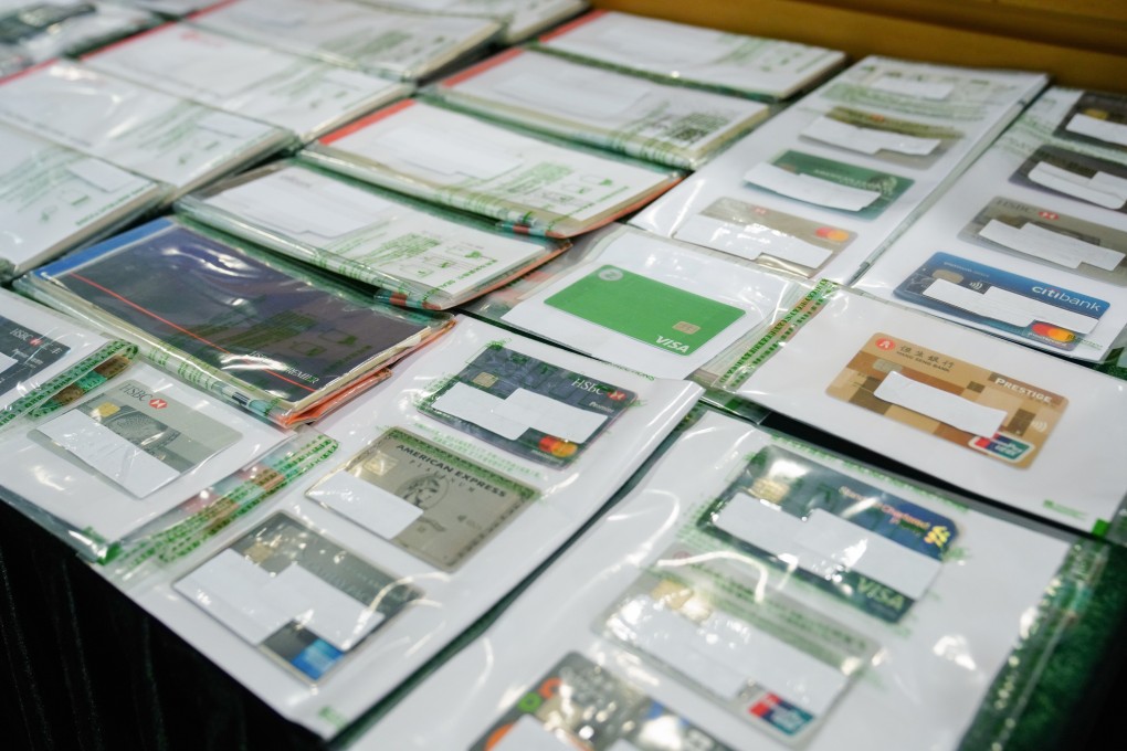 Evidence seized during the bust of a Hong Kong money-laundering ring that moved HK$880 million in just 11 months. Photo: Sam Tsang