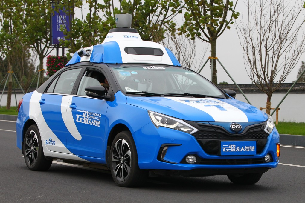 Baidu has spent years working on its own autonomous driving technology, and now the company is looking into making its own electric vehicles, sources say. Photo: Simon Song