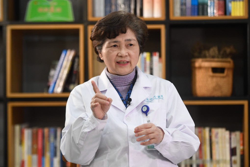 Li Lanjuan, 73, was commended for her efforts to persuade China’s leaders to impose the lockdown in Wuhan. Photo: Xinhua