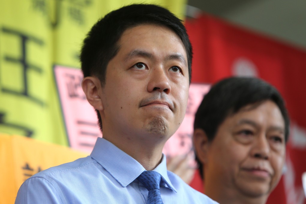Former Hong Kong lawmaker Ted Hui announced he would remain in Britain on December 3 while out on bail. Photo: Winson Wong