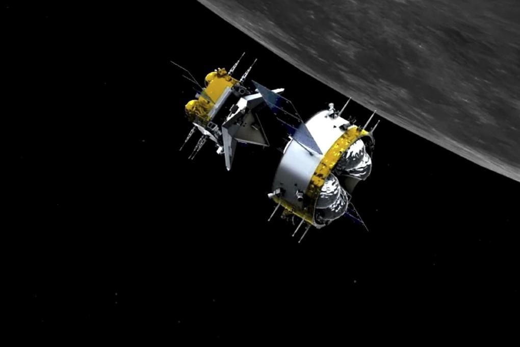 The re-entry capsule of China’s Chang’e 5 spacecraft is expected to land back on Earth on Thursday morning. Photo: AP