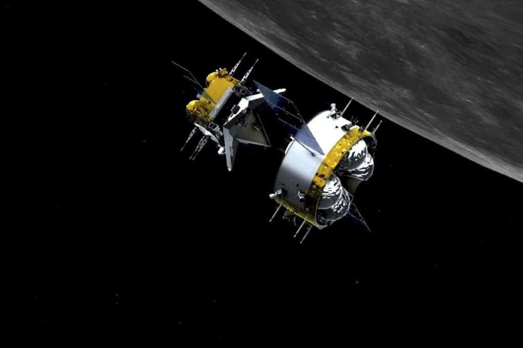 The re-entry capsule of China’s Chang’e 5 spacecraft is expected to land back on Earth on Thursday morning. Photo: AP