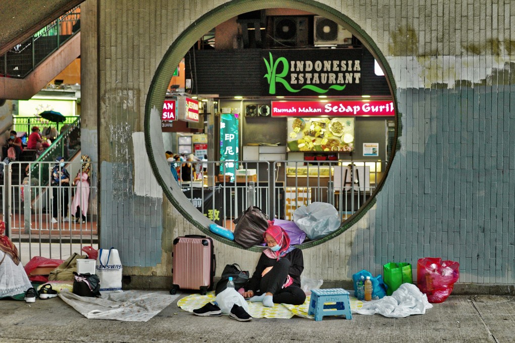 Although Hong Kong’s domestic workers are entitled to maternity rights, the reality they face is not quite straightforward. Photo: Mark Angeles