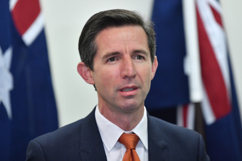 Australia Trade minister Simon Birmingham was speaking on Wednesday after China placed a combined 80.5 per cent tariff on Australian barley imports in May. Photo: EPA-EFE