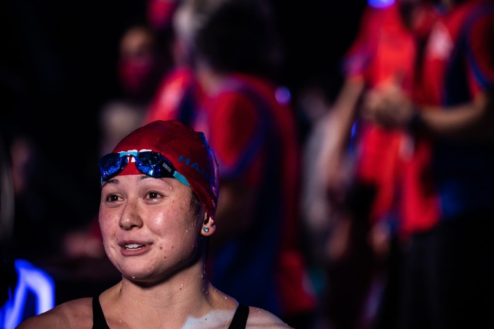 Hong Kong’s Siobhan Haughey at the 2020 International Swimming League in Budapest. Photo: ISL