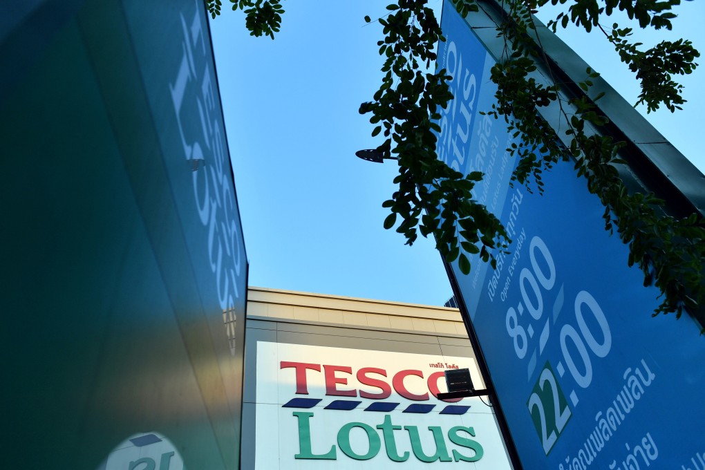 The entrance of a Tesco Lotus store in Bangkok, Thailand. Photo: Reuters