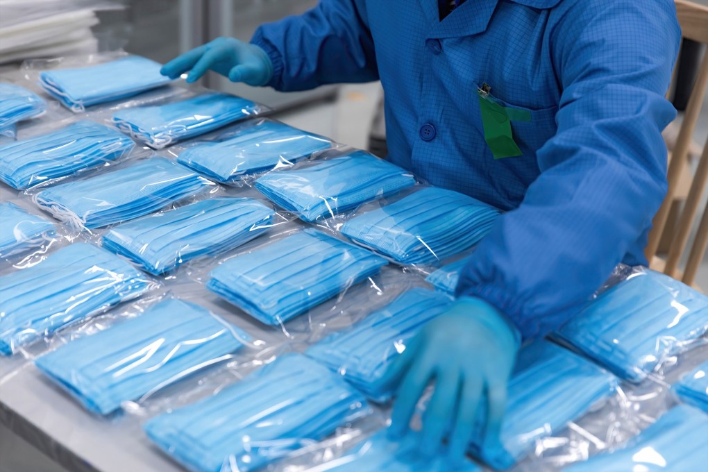 Under the HK$1.5 billion subsidy scheme, manufacturers setting up a production line capable of delivering at least 500,000 masks a month are given up to HK$3 million. Photo: Shutterstock