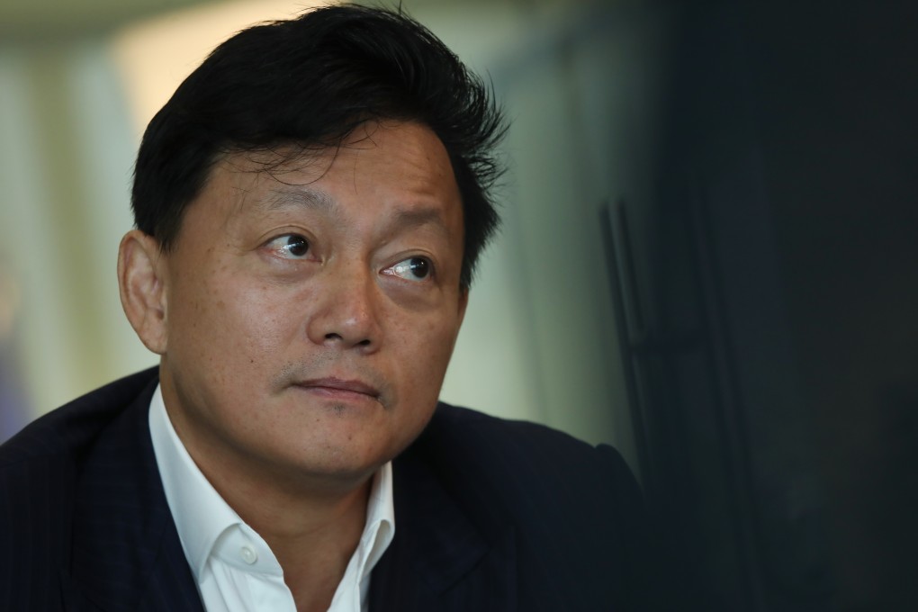 harles Wong, one of the three co-founders of the Bauhinia Party, in his office at Cyberport. Photo: K. Y. Cheng